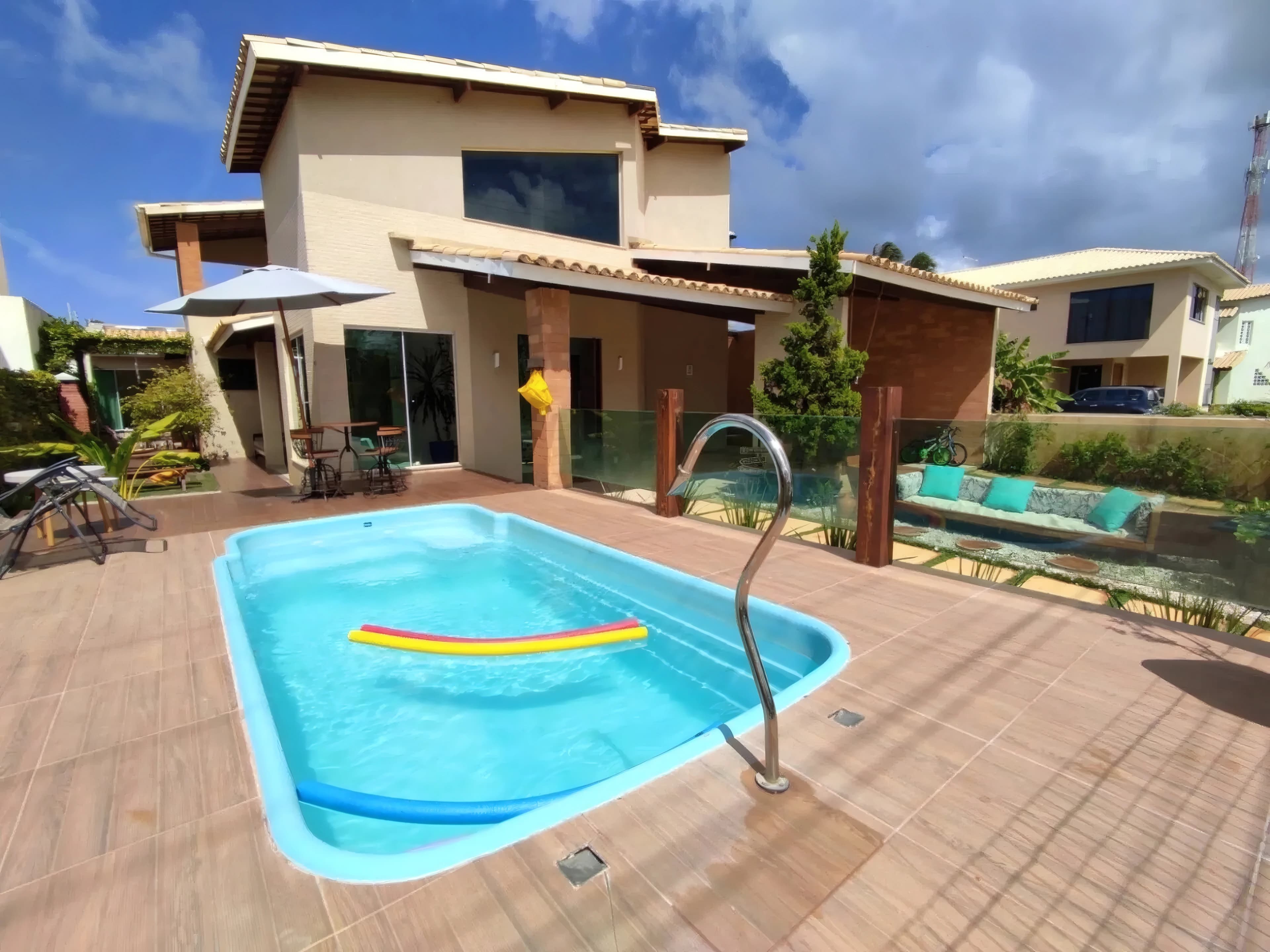 Casa 5 quartos 4 suítes na praia cond a beira-mar!
