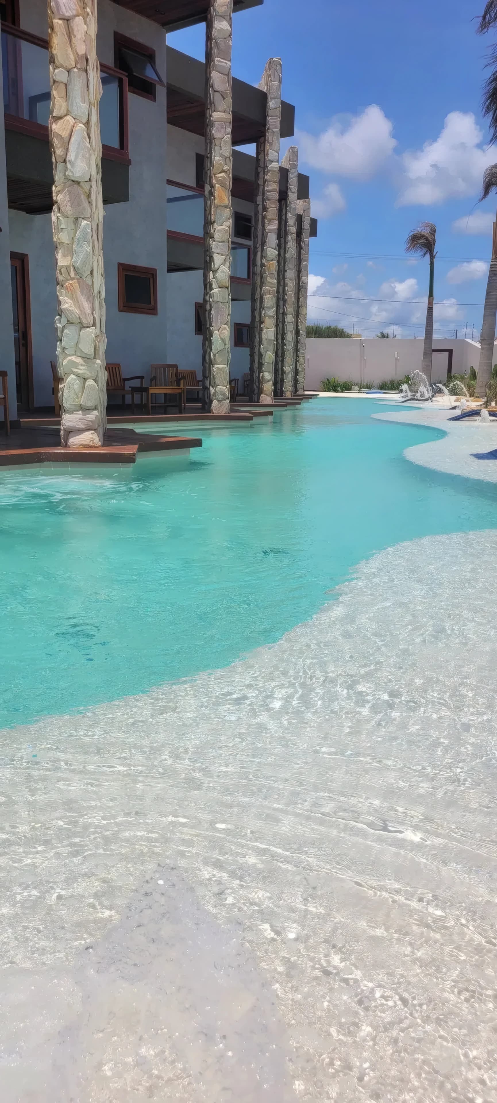 Casa a beira mar com piscina paradisíaca, casa 5, Piscina