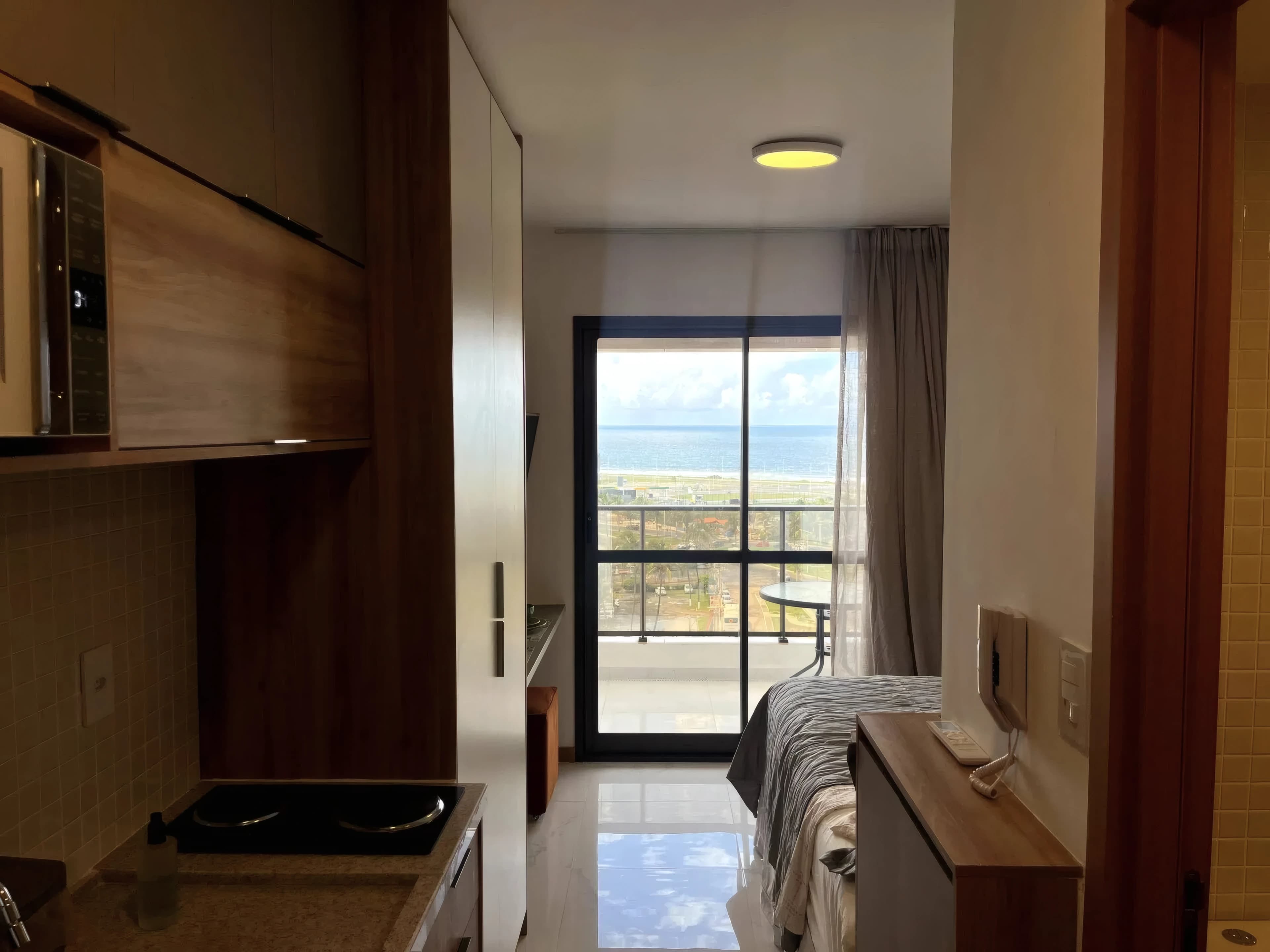 Studio-Sea View/Air-Conditioned/Balcony/Smart TV, Bedroom