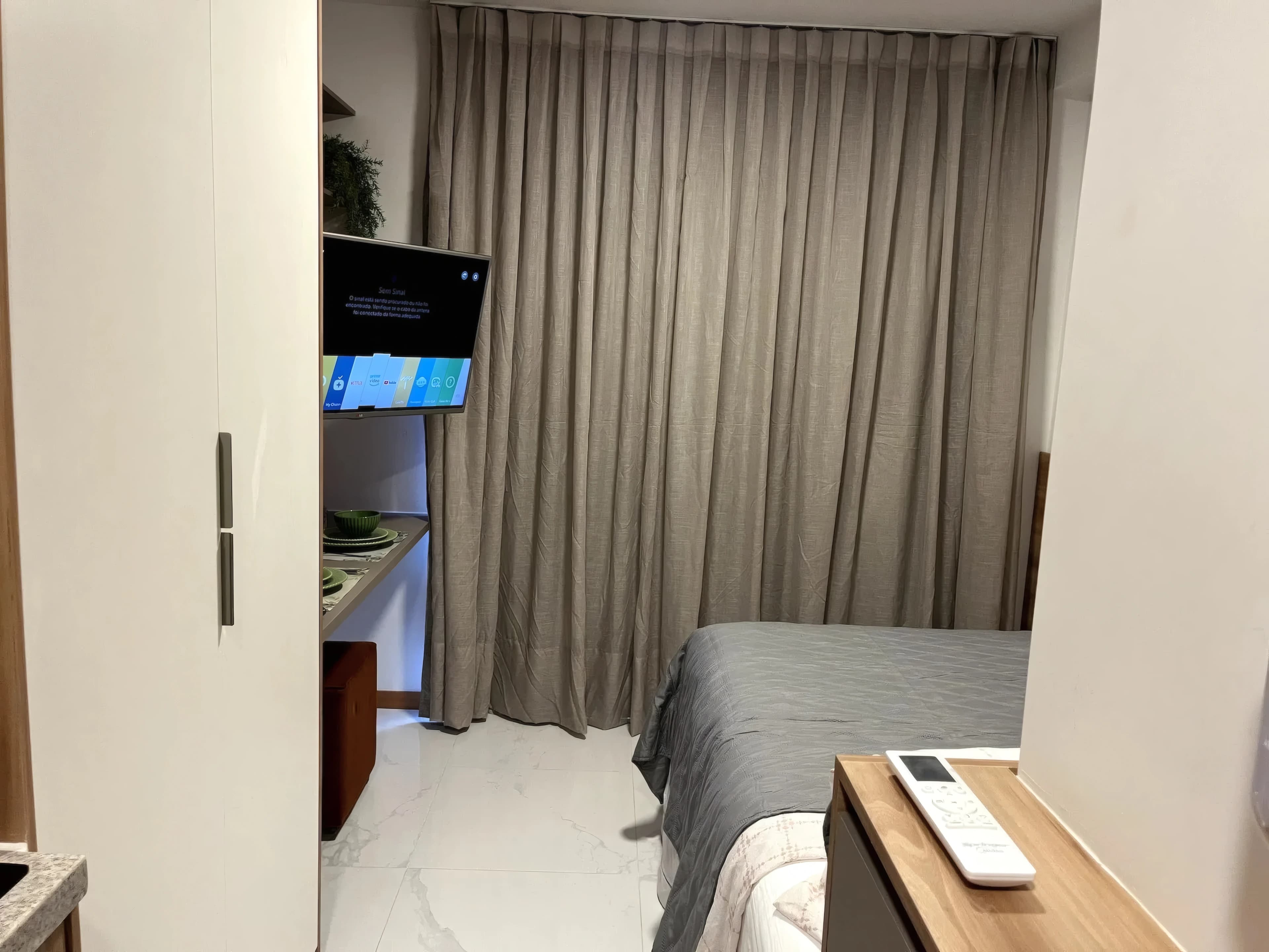 Studio-Sea View/Air-Conditioned/Balcony/Smart TV, Bedroom