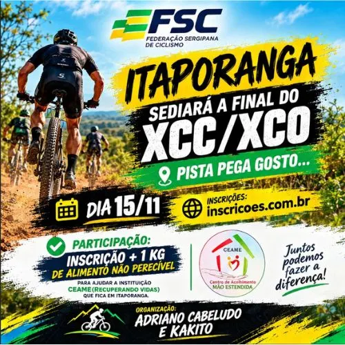 Etapa Final do XCC/XCO Itaporanga d'Ajuda